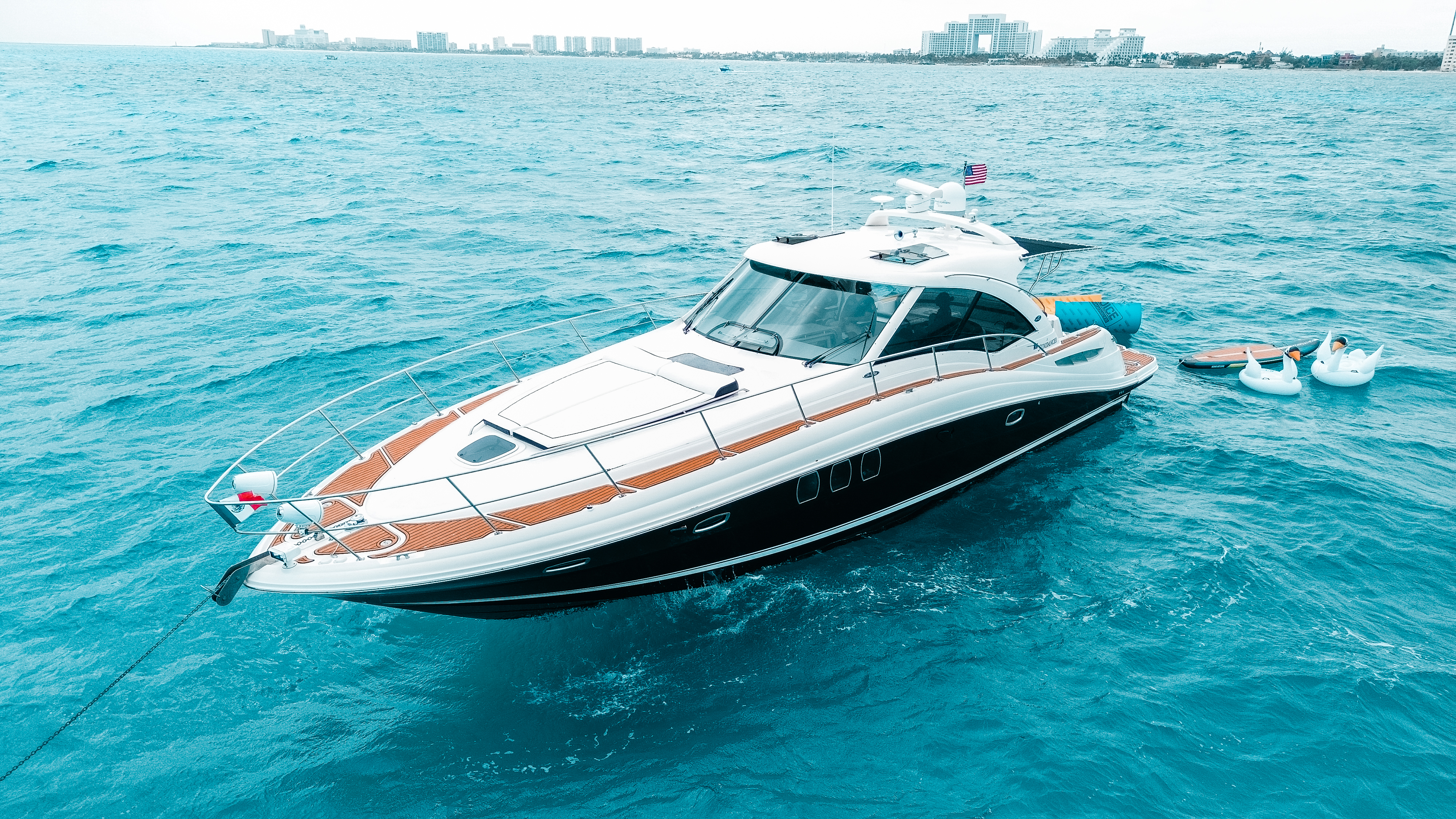 Sea Señor 52 ft luxury yacht rental in Cancun - accommodates 25 guests